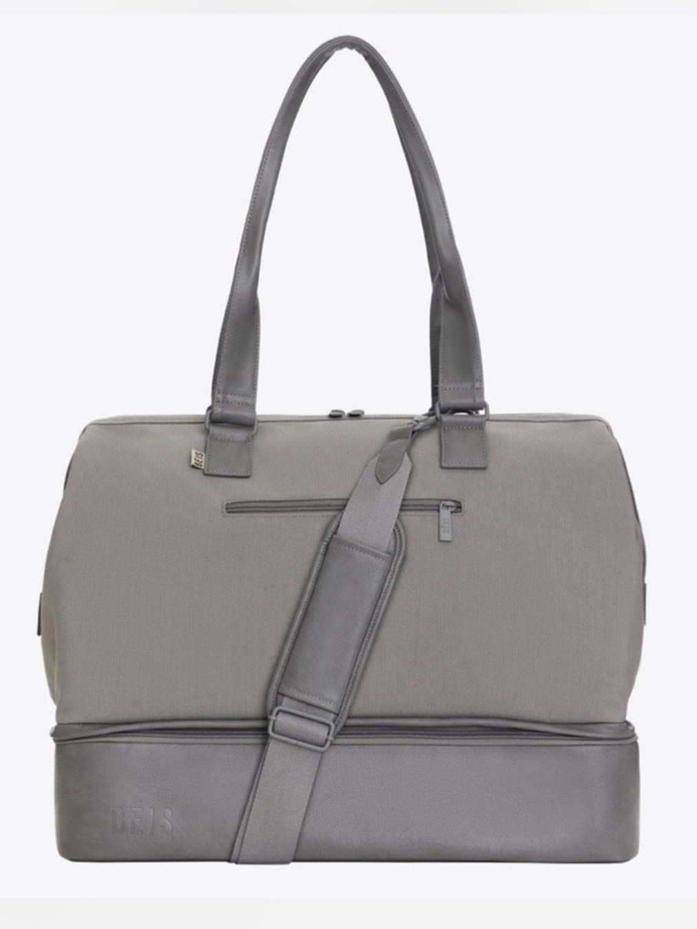 Beis The Convertible Weekender Bag In Grey